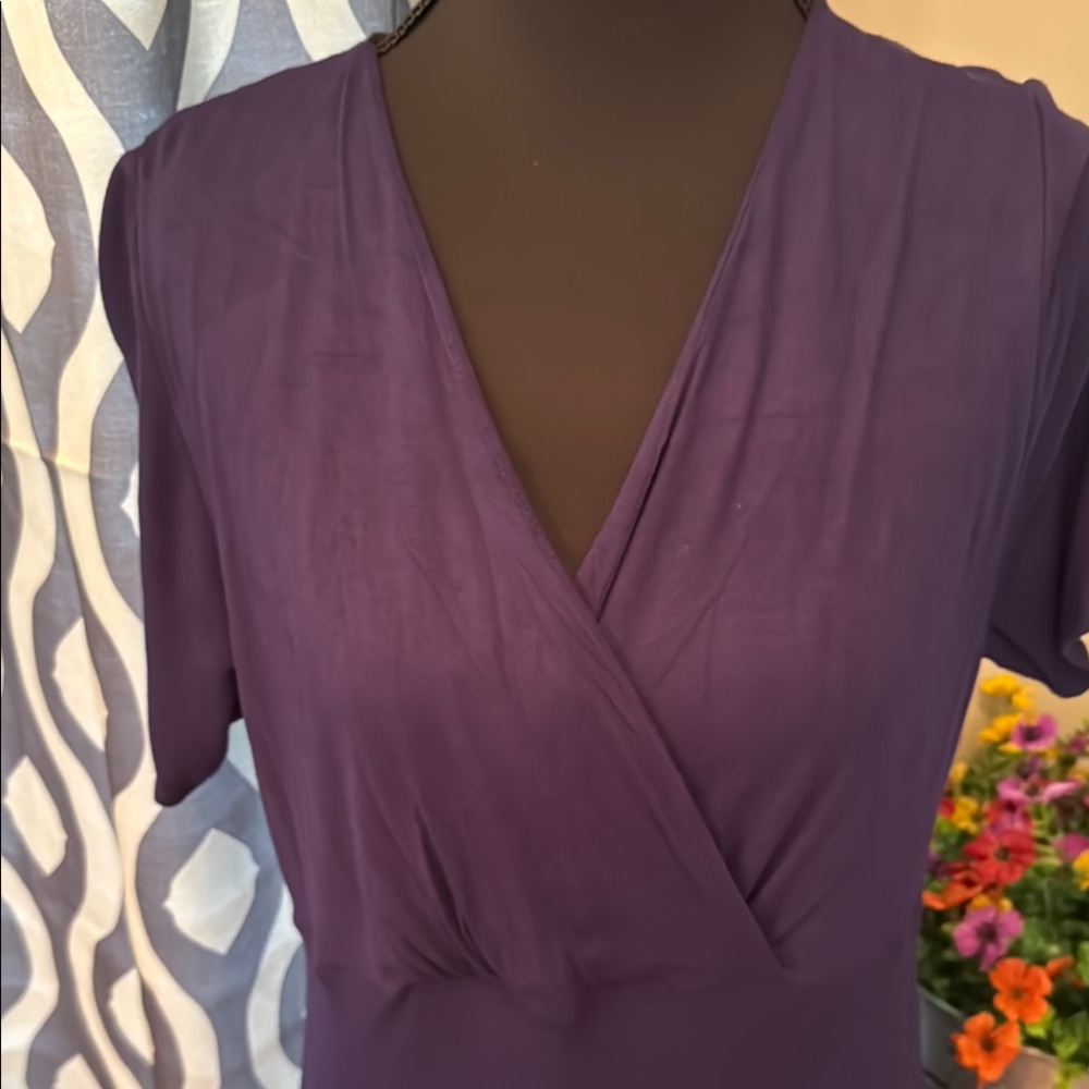 Bellamie Navy Maxi Dress with Pink and White Colorblock - Picture 3 of 7